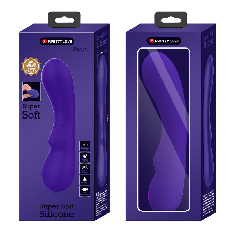 Pretty Love Prescott Wiederaufladbarer Vibrator Lila