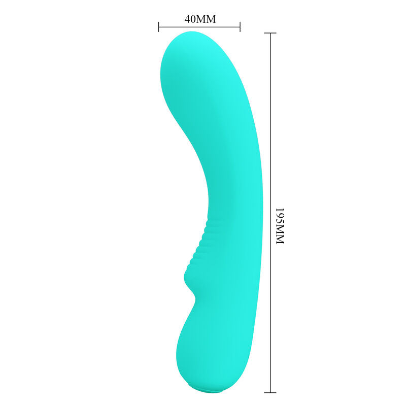 Pretty Love Prescott Wiederaufladbarer Vibrator Aqua Green