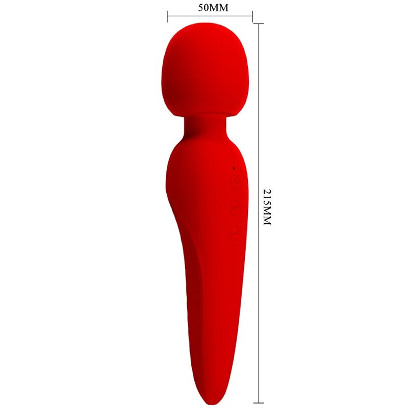 Pretty Love Meredith Massager 12 Vibrationsmodi Rot