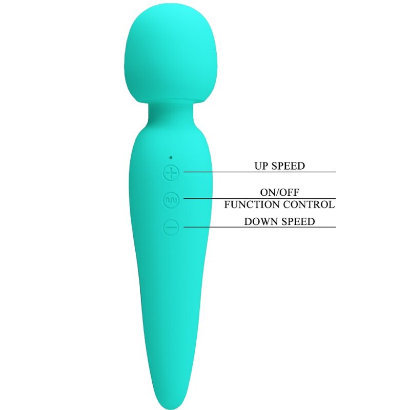 Pretty Love Meredith Massager 12 Vibrationsmodi Aqua Grün