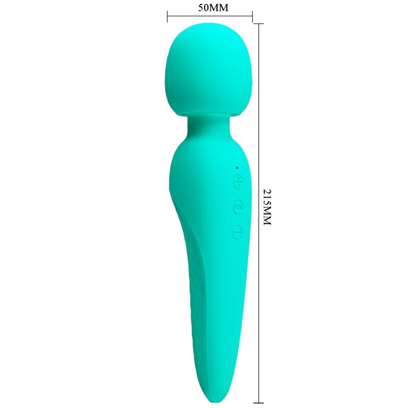 Pretty Love Meredith Massager 12 Vibrationsmodi Aqua Grün