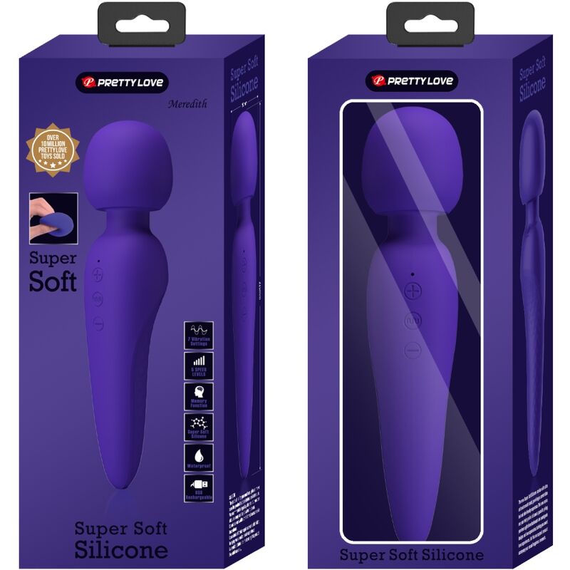 Pretty Love Meredith Massager 12 Vibrationsmodi Lila