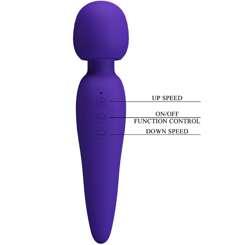 Pretty Love Meredith Massager 12 Vibrationsmodi Lila