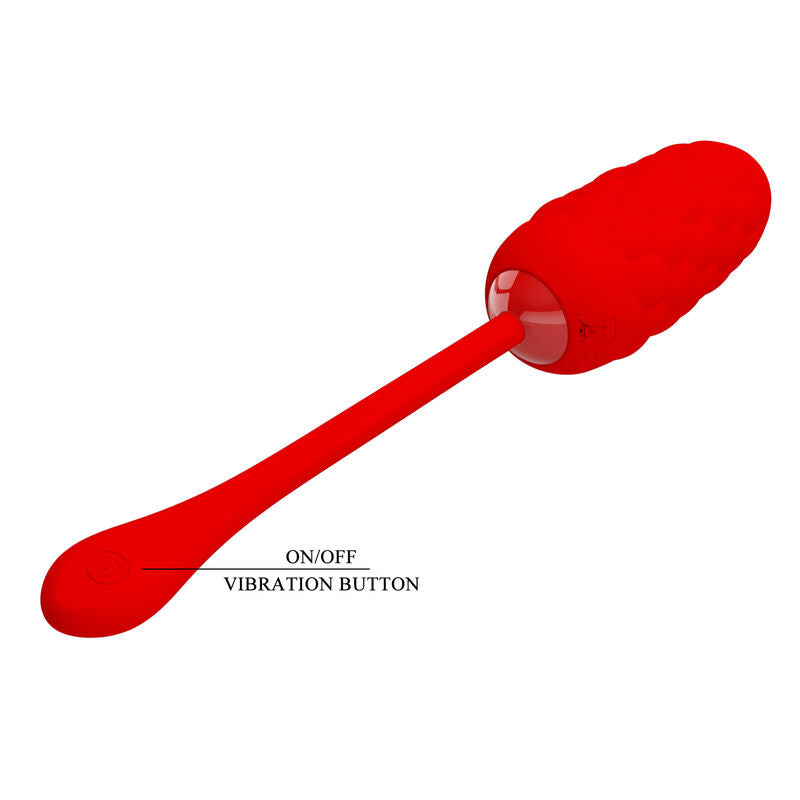Fun Toys Pretty Love - Vibrierendes Ei mit Roter Wiederaufladbarer...