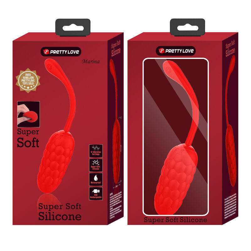 Fun Toys Pretty Love - Vibrierendes Ei mit Roter Wiederaufladbarer...