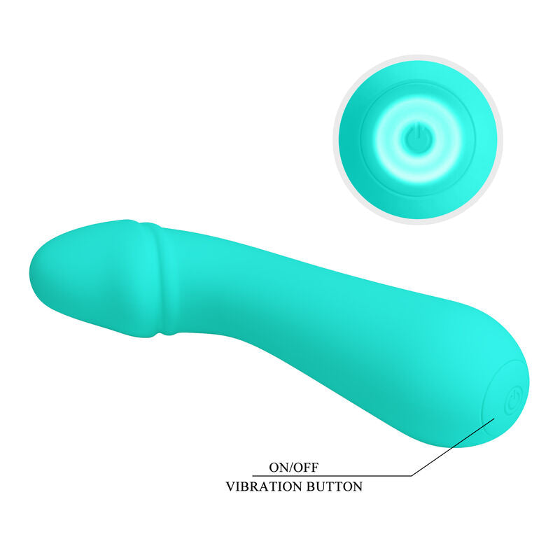 Pretty Love – Cetus Wiederaufladbarer Vibrator Aqua Green