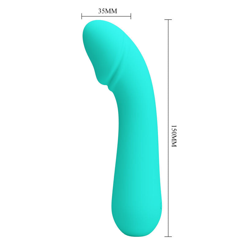 Pretty Love – Cetus Wiederaufladbarer Vibrator Aqua Green