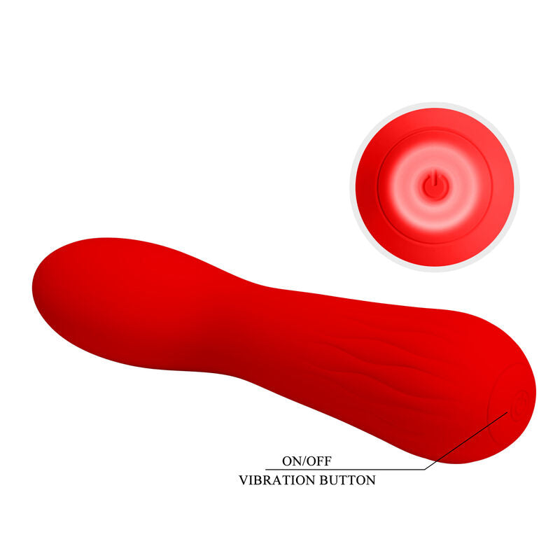 Pretty Love – Faun Wiederaufladbarer Vibrator Rot