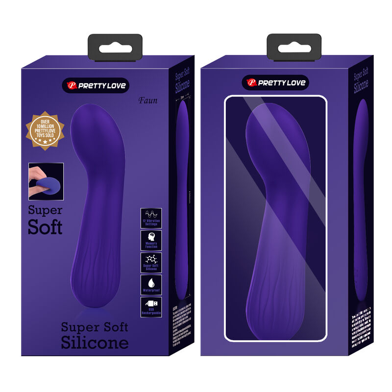 Pretty Love – Faun Wiederaufladbarer Vibrator Lila