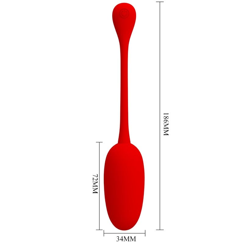 Pretty Love – Knucker Red Wiederaufladbares Vibrations-Ei