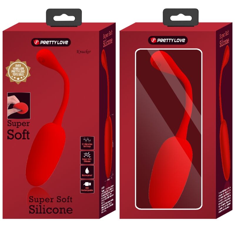Pretty Love – Knucker Red Wiederaufladbares Vibrations-Ei