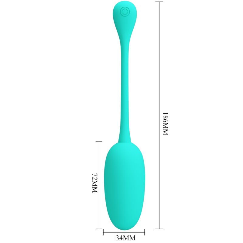 Pretty Love – Knucker Water Green Wiederaufladbares Vibrations-Ei