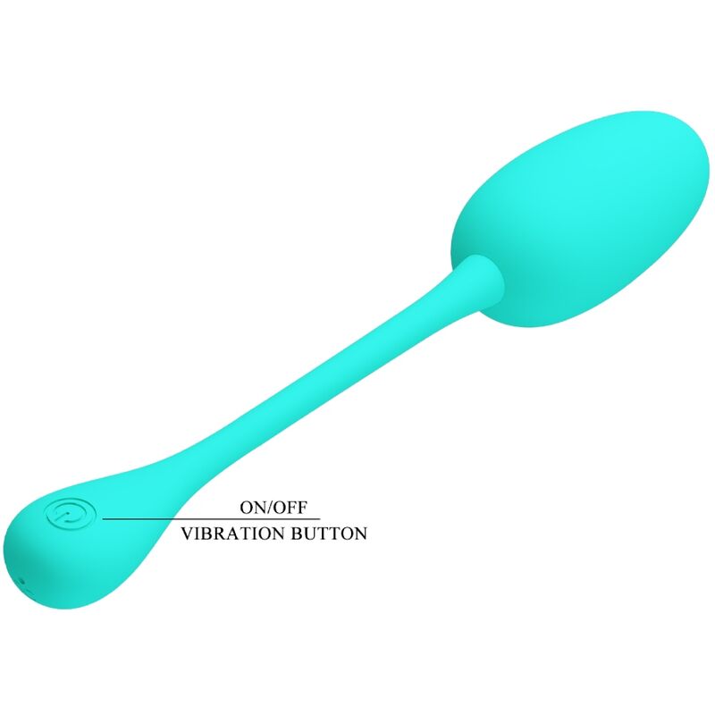 Pretty Love – Knucker Water Green Wiederaufladbares Vibrations-Ei