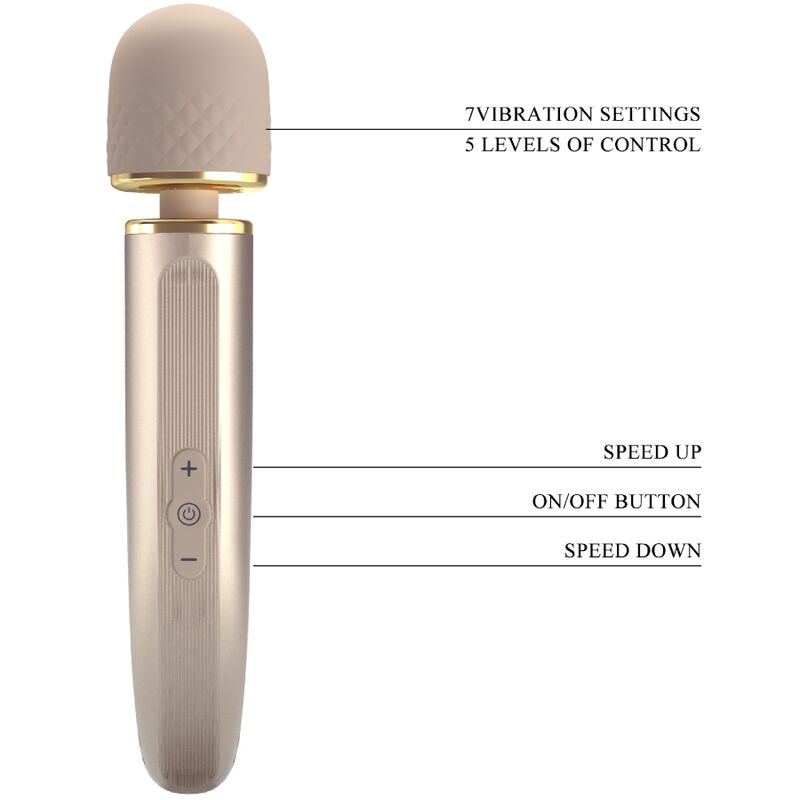 Pretty Love – Massager 7 Vibrationsmodi Champagner
