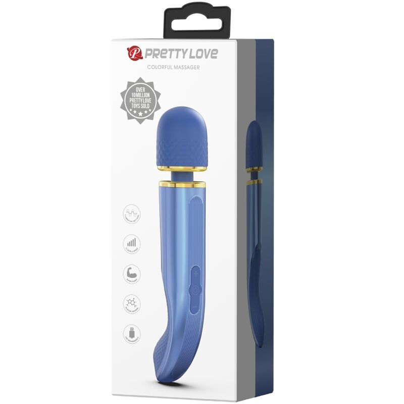 Pretty Love Massager 7 Vibrationsmodi Blau