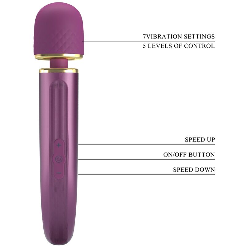 Pretty Love Massager 7 Vibrationsmodi Lila