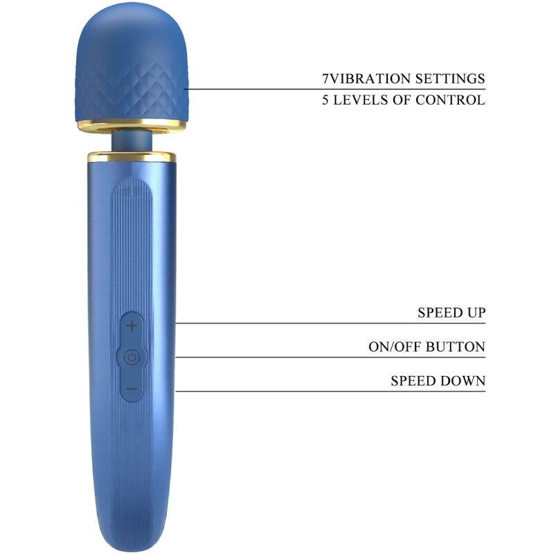Pretty Love Massager 7 Vibrationsmodi Blau
