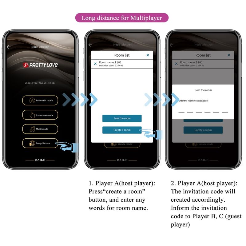 App Series Pretty Love - Jayleen Vibrator mit App-fernbedienung Lila