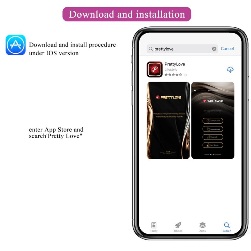 App Series Pretty Love - Jayleen Vibrator mit App-fernbedienung Lila