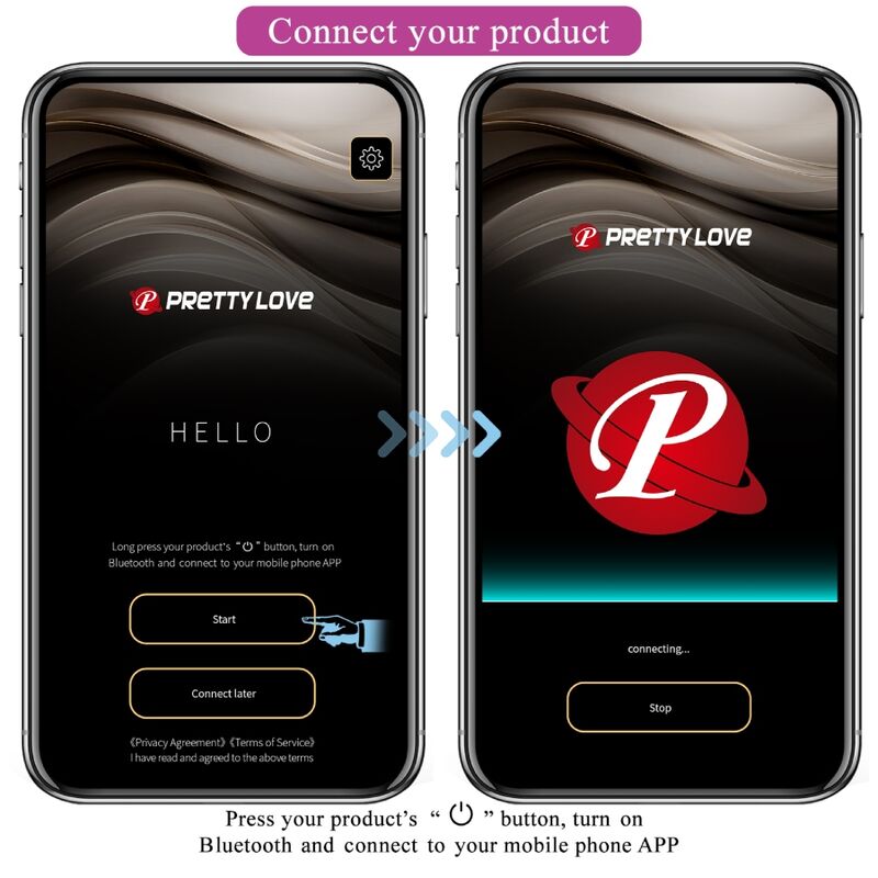 App Series Pretty Love - Jayleen Vibrator mit App-fernbedienung Lila