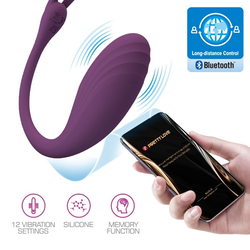 Pretty Love – Catalina Vibrator App Fernbedienung Lila