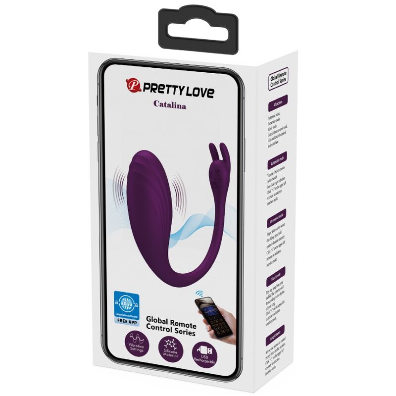 Pretty Love – Catalina Vibrator App Fernbedienung Lila