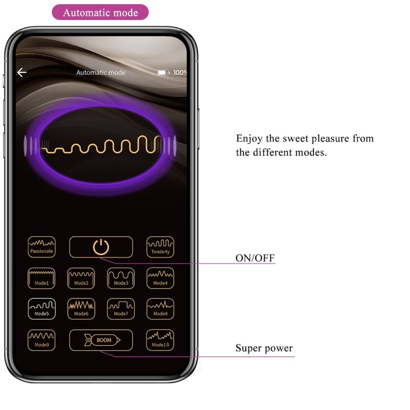 Pretty Love – Catalina Vibrator App Fernbedienung Lila