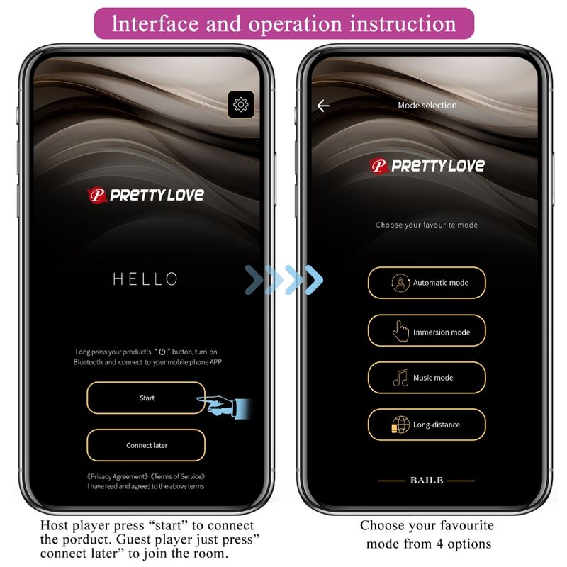 Pretty Love – Jefferson App-Gesteuerter Analstecker Lila