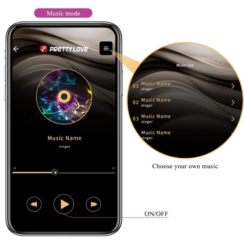 Pretty Love – Jefferson App-Gesteuerter Analstecker Lila
