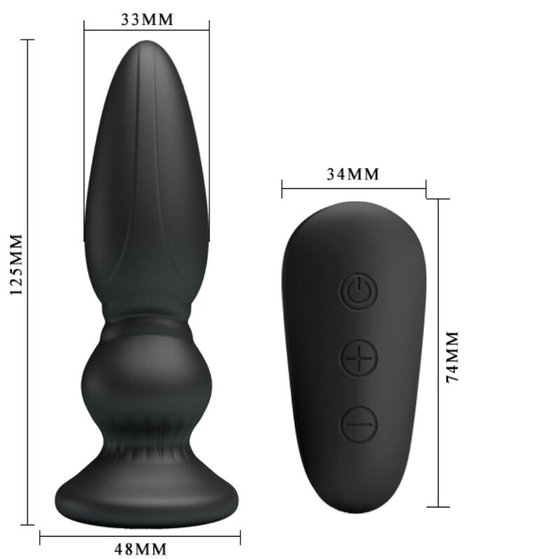 Mr Play – Leistungsstarker Vibrator mit Fernbedienung,…