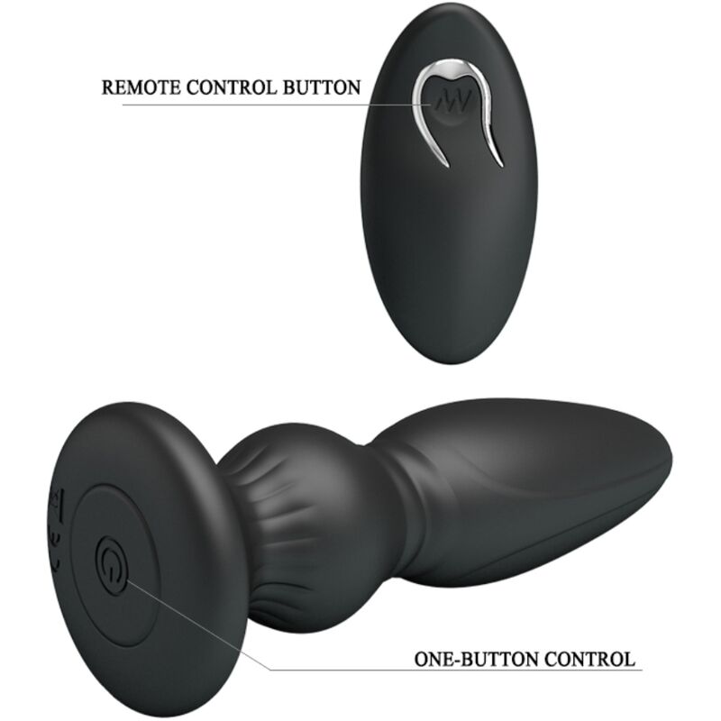 Mr Play – Leistungsstarker Vibrator mit Fernbedienung,…
