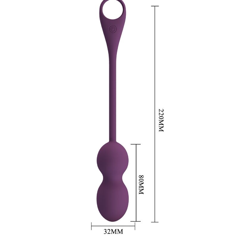 Pretty Love – Elvira Kegel Balls App Fernbedienung Lila