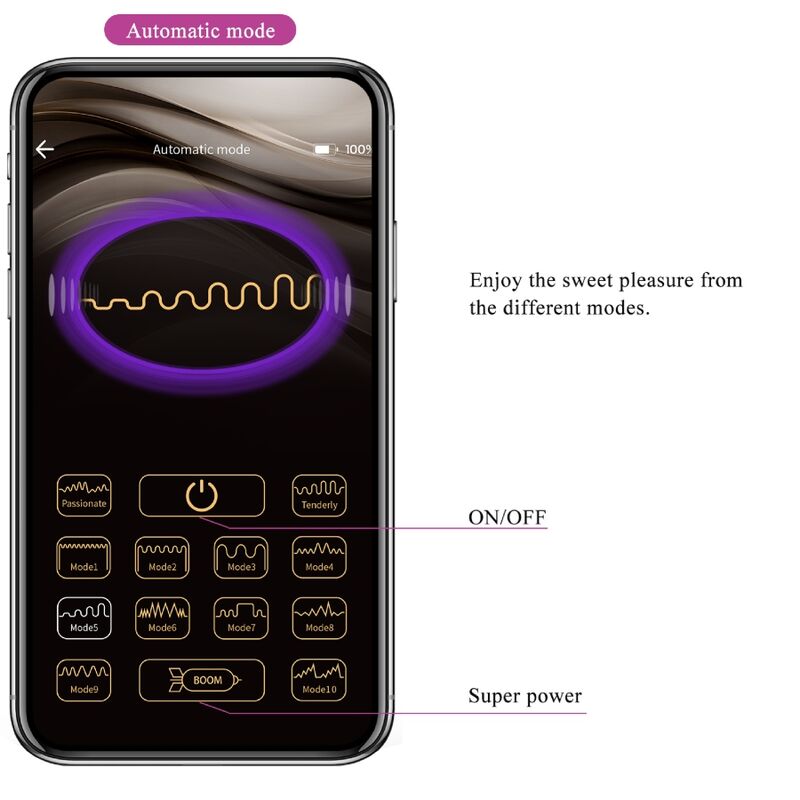 Pretty Love – Elvira Kegel Balls App Fernbedienung Lila