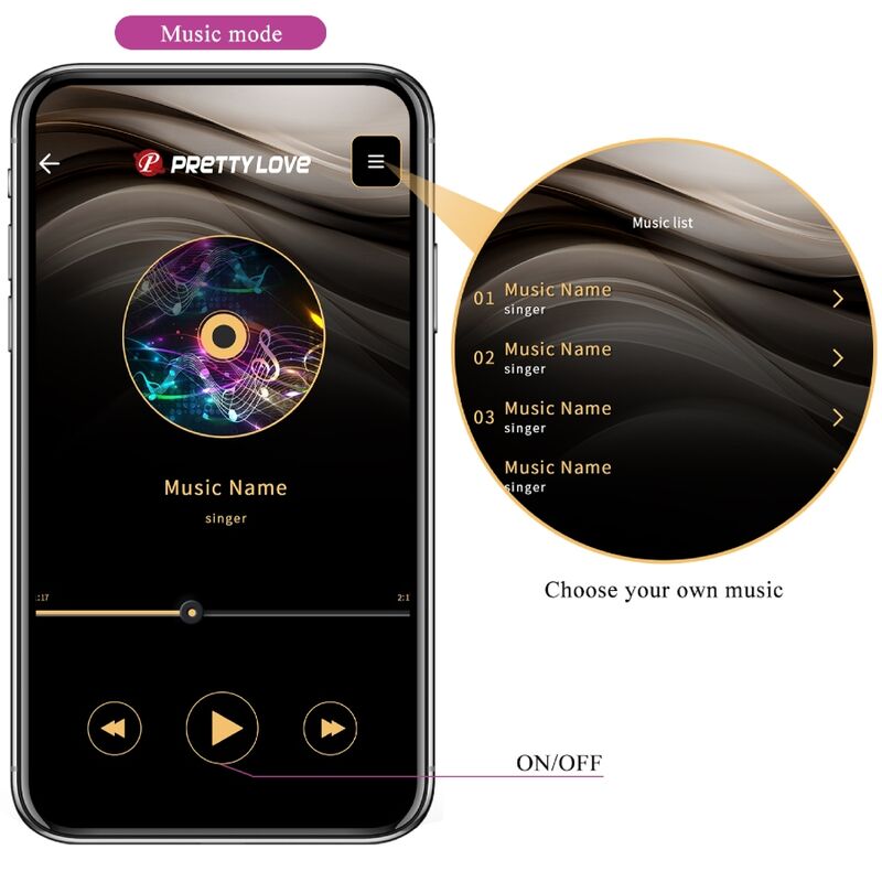 Pretty Love – Elvira Kegel Balls App Fernbedienung Lila