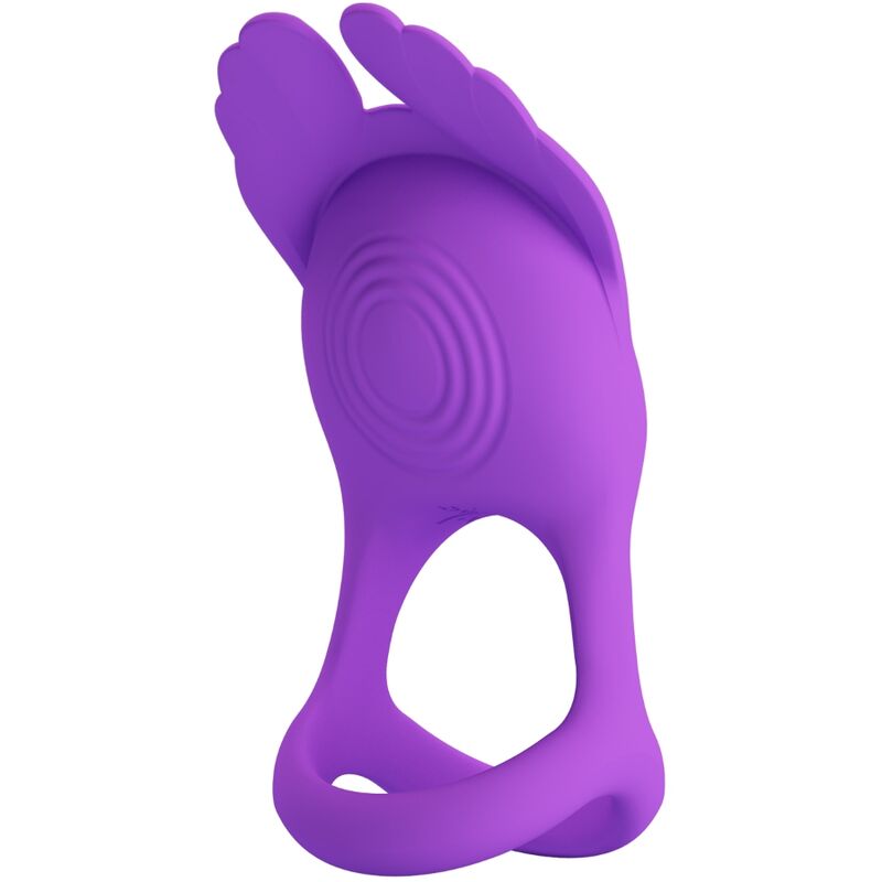 Pretty Love – Silas Vibrant Penis Ring 7 Vibrationen Lila Silikon