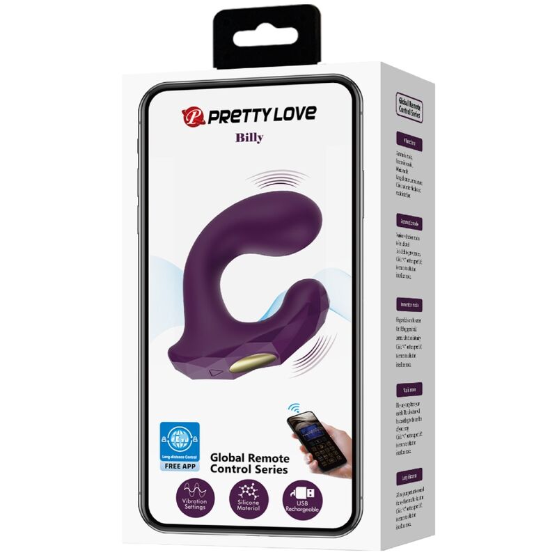Pretty Love – Billy Vibrationsfernbedienung Lila Kostenlose App