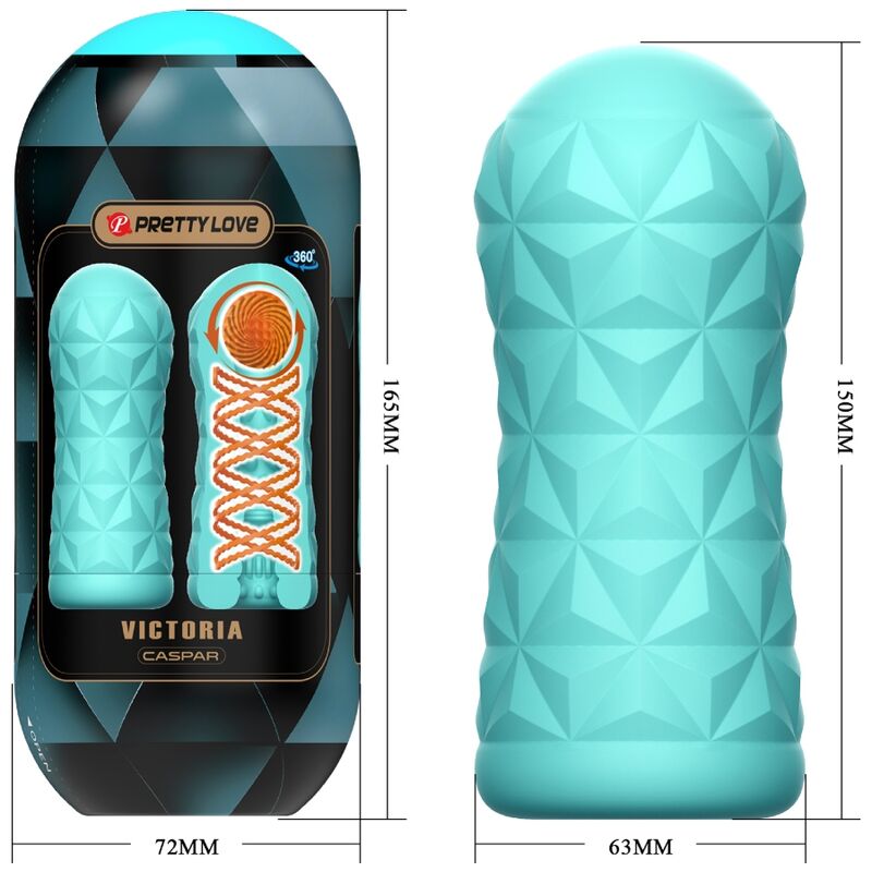 Pretty Love – Victoria Caspar Masturbator Aqua Green