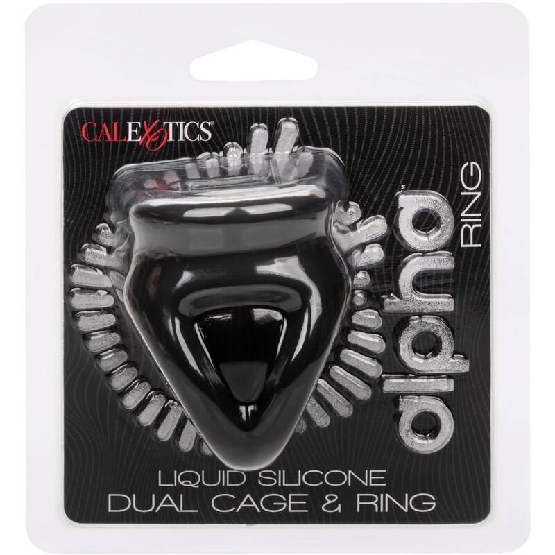 CalExotics Alpha Dual Cage Ring Schwarz
