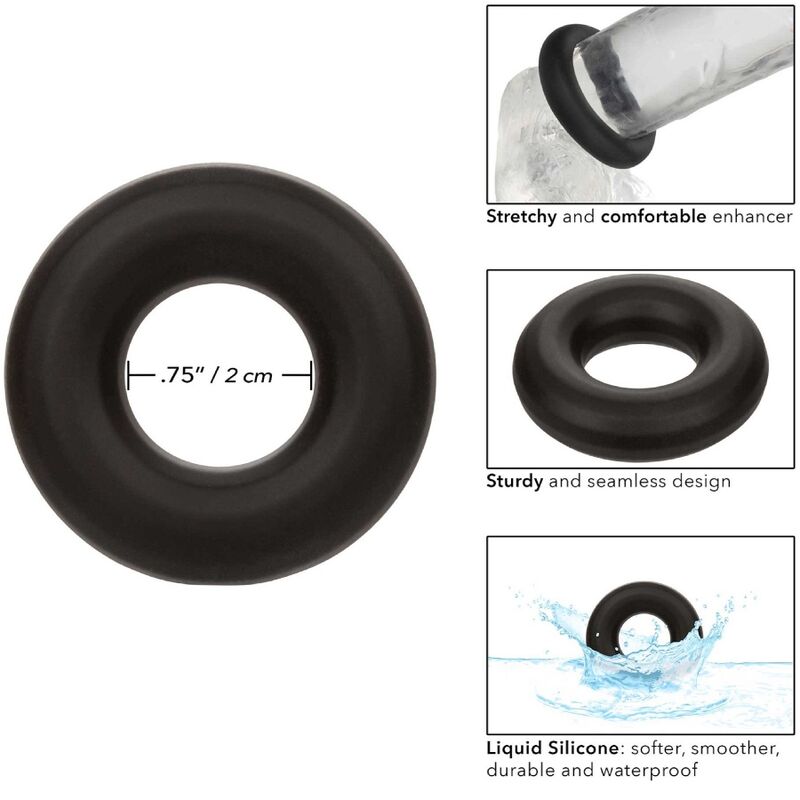 CalExotics Alpha Prolong Medium Ring Schwarz