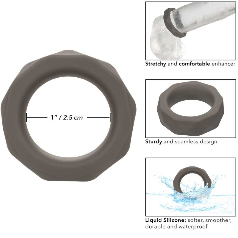 CalExotics Alpha Prolong Prismatischer Ring Grau