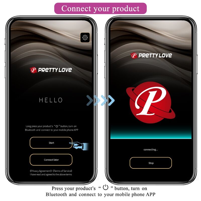 App Series Pretty Love - Doreen Purple Wiederaufladbares Vibrations-ei