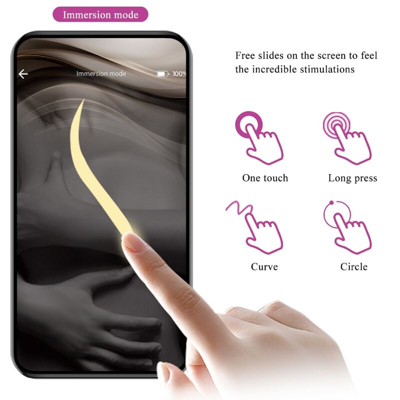 App Series Pretty Love - Doreen Purple Wiederaufladbares Vibrations-ei