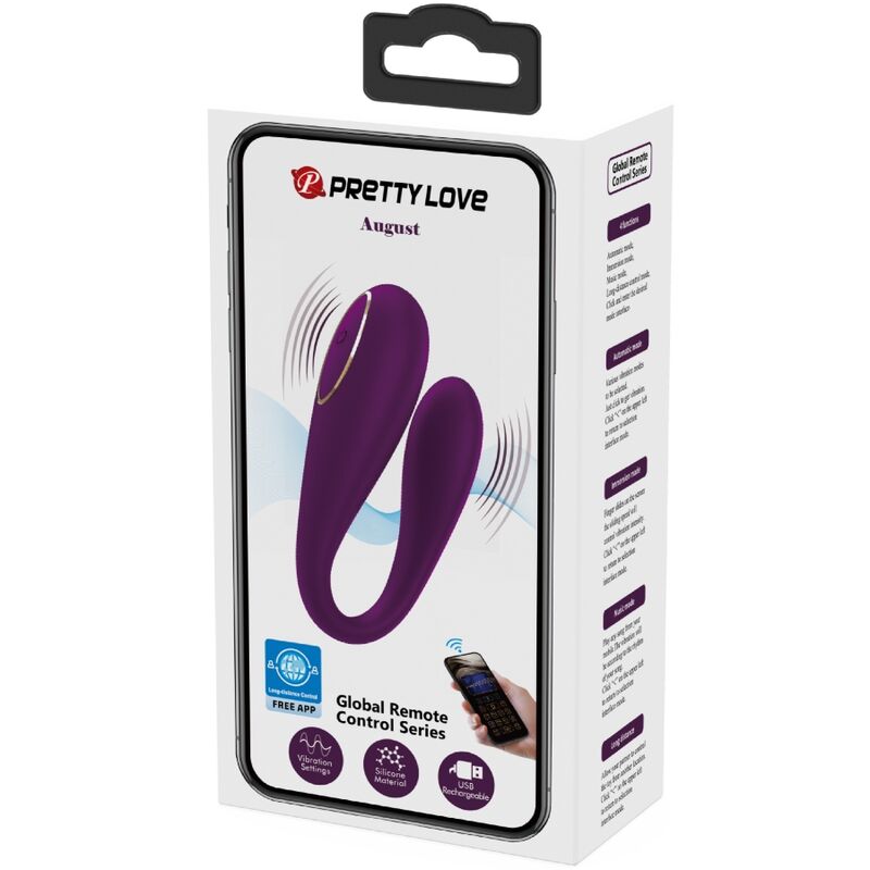 Pretty Love – August Remote Global Doppelt Vergnügen Vibrator
