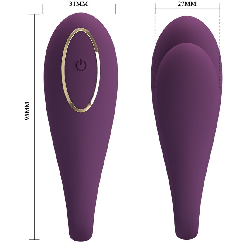 Pretty Love – August Remote Global Doppelt Vergnügen Vibrator