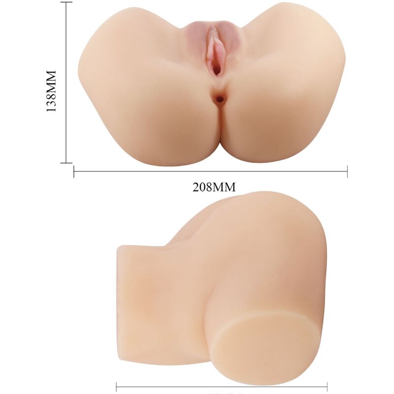 Crazy Bull – Realistischer Vagina- und Anus-Vibrator Hailey