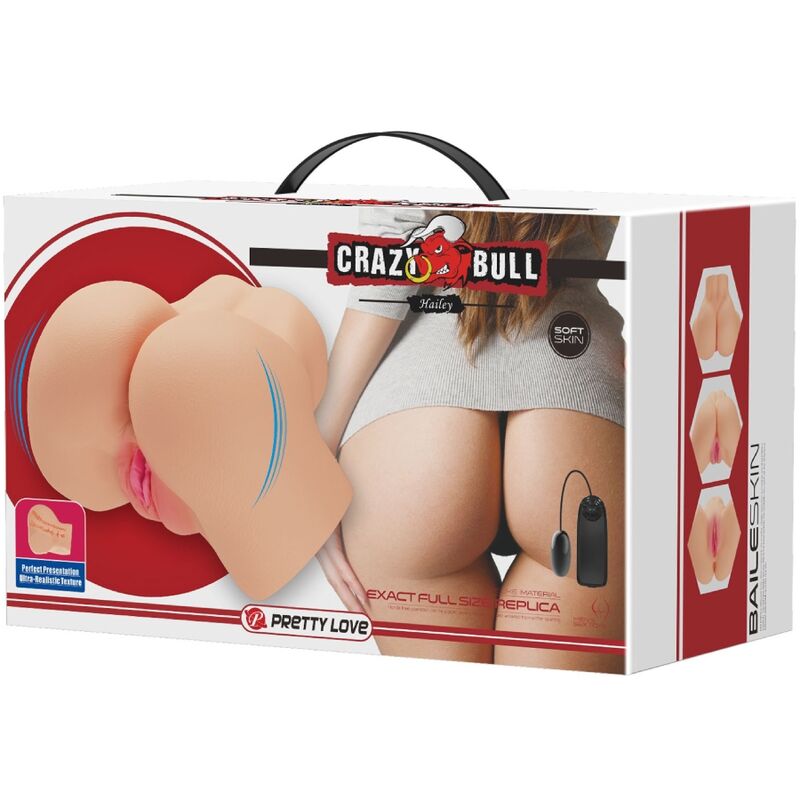 Crazy Bull – Realistischer Vagina- und Anus-Vibrator Hailey