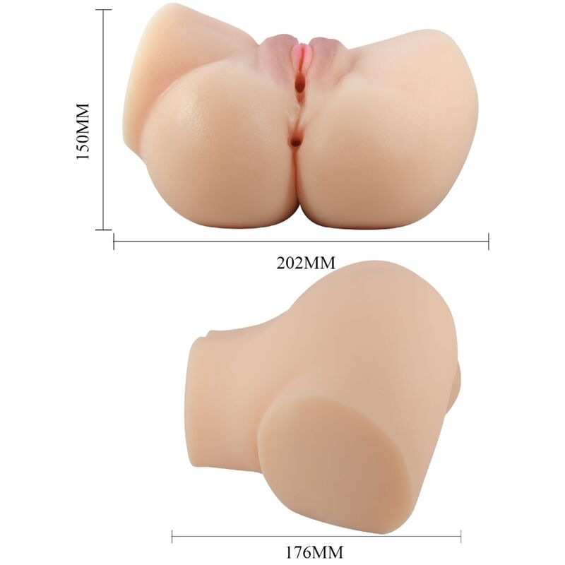 Crazy Bull – Realistischer Vagina- und Anus-Vibrator Emilia