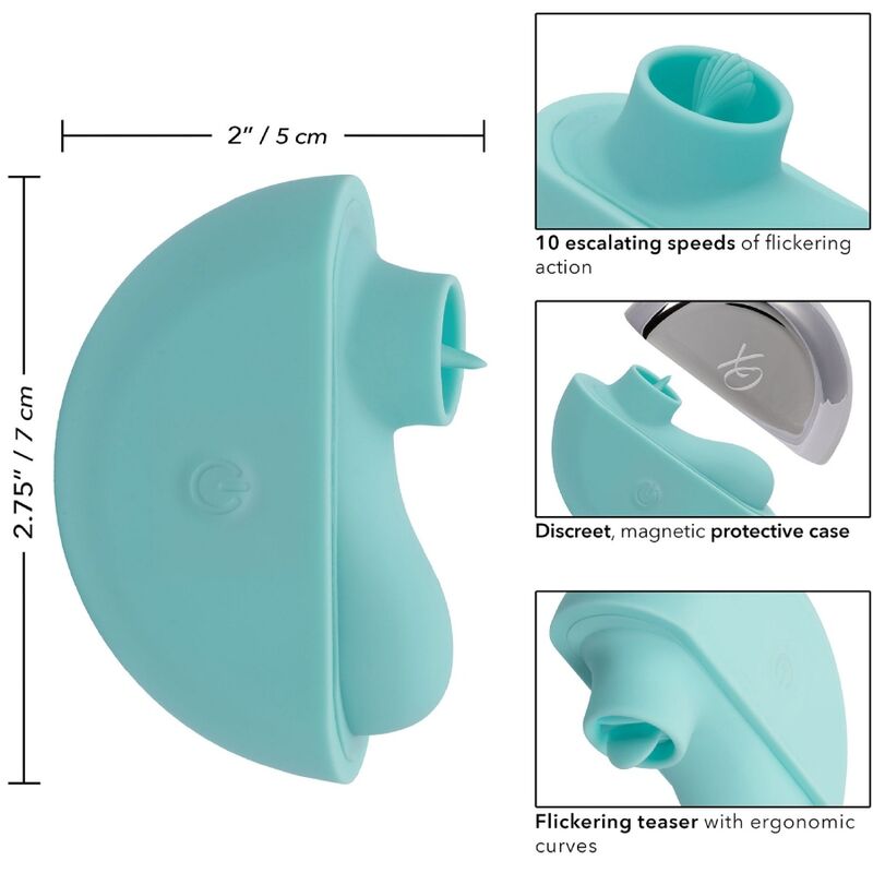 CalExotics Ovation Rave Stimulator Aqua Green