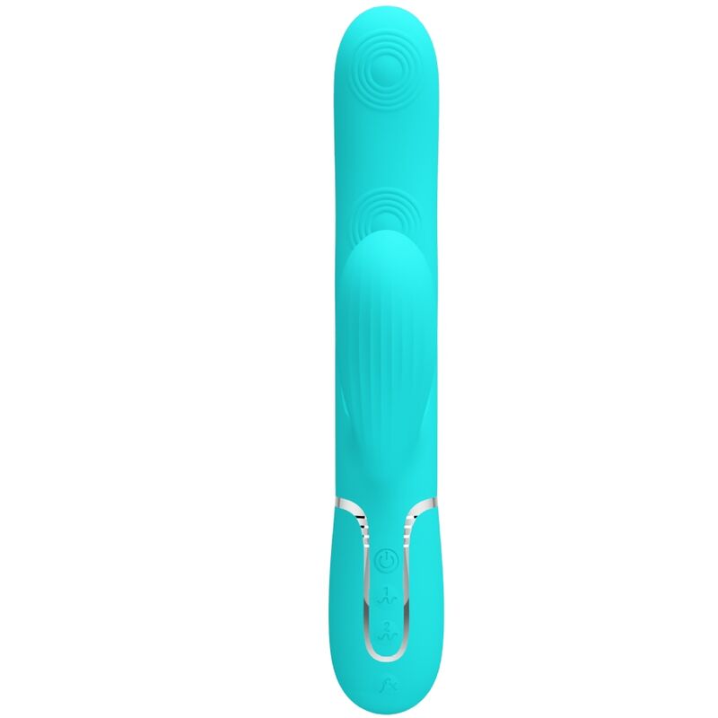 Pretty Love Perlita Multifunktions-3-in-1-g-punkt-vibrator Aqua Grün