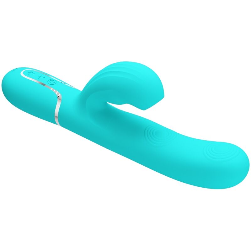 Pretty Love Perlita Multifunktions-3-in-1-g-punkt-vibrator Aqua Grün